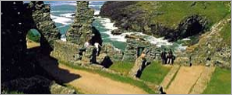 Tintagel Castle, north Cornwall