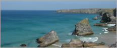 Bedruthan Steps, north Cornwall