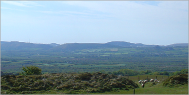 View: Looking towards Clay Country from Castle an Dinas