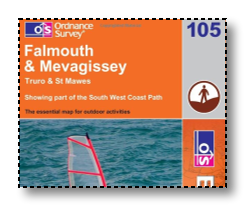 Falmouth Mevagissey (OS Explorer Map 105)