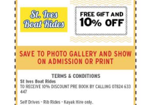 Voucher St Ives boat rides & kayak hire