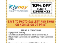 Voucher - 10% off FlyNqy Flying Experience Voucher