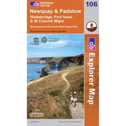 Newquay Padstow (OS Explorer Map 106)